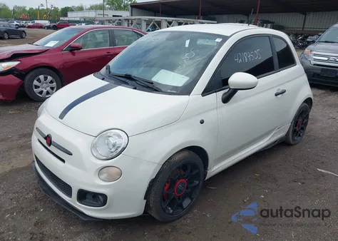 2013 Fiat 500 Sport z USA, uszkodzony, nr VIN 3C3CFFBR8DT666031